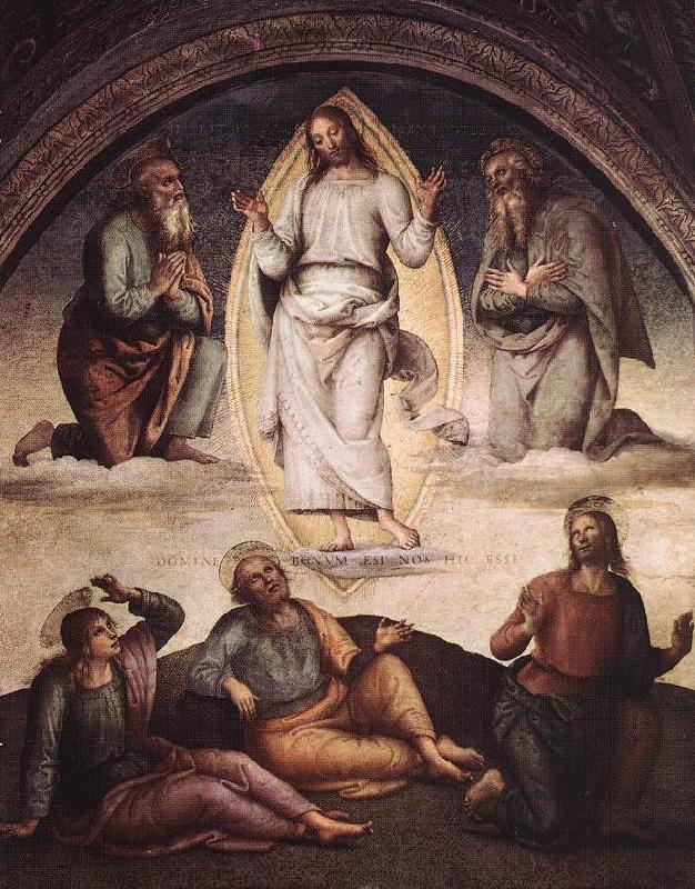 PERUGINO, Pietro The Transfiguration oil painting picture